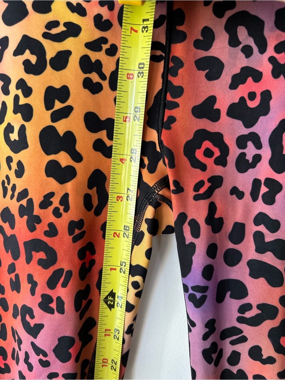 Savage x Fenty Hotline High-Waist Caramel Leopard Leggings - Picture 8 of 11
